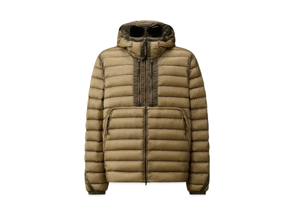 シーピーカンパニー D.D.シェル ゴーグル ダウンジャケット "ヴィンテージカーキ"