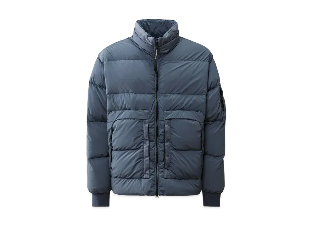 C.P Company Nycra-R Short Down Jacket "Flint Stone"