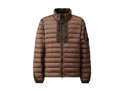 C.P Company D.D. Shell Collar Zip Down Jacket "Purple Dove"