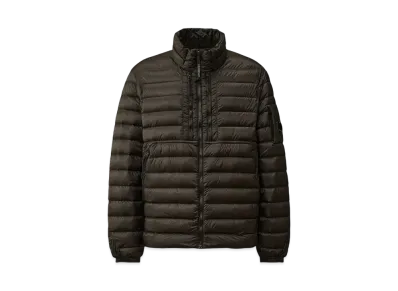 C.P Company D.D. Shell Collar Zip Down Jacket "Black"