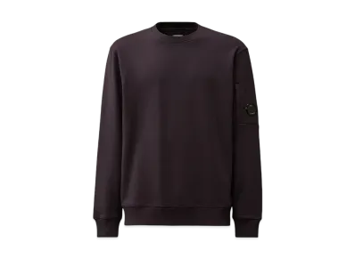 C.P Company Diagonal Raised Fleece Crew Neck Lens Sweatshirt "Nightshade"