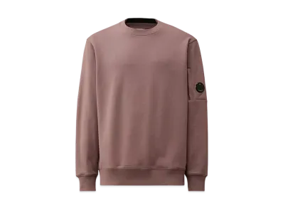 C.P Company Diagonal Raised Fleece Crew Neck Lens Sweatshirt "Purple Dove"