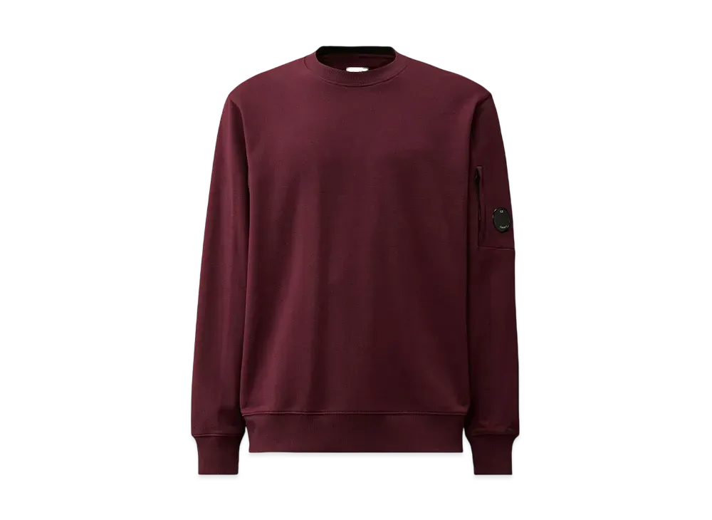 C.P Company Diagonal Raised Fleece Crew Neck Lens Sweatshirt "Potent Purple"