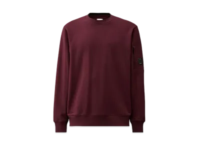 C.P Company Diagonal Raised Fleece Crew Neck Lens Sweatshirt "Potent Purple"