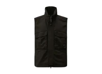 C.P. Company GD Shell Mixed Lens Vest "Black"