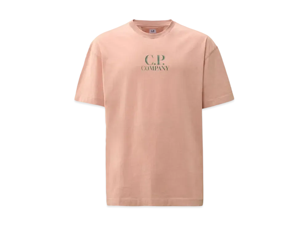C.P. Company 30/1 Jersey Logo T-Shirt "Misty Rose Pink"