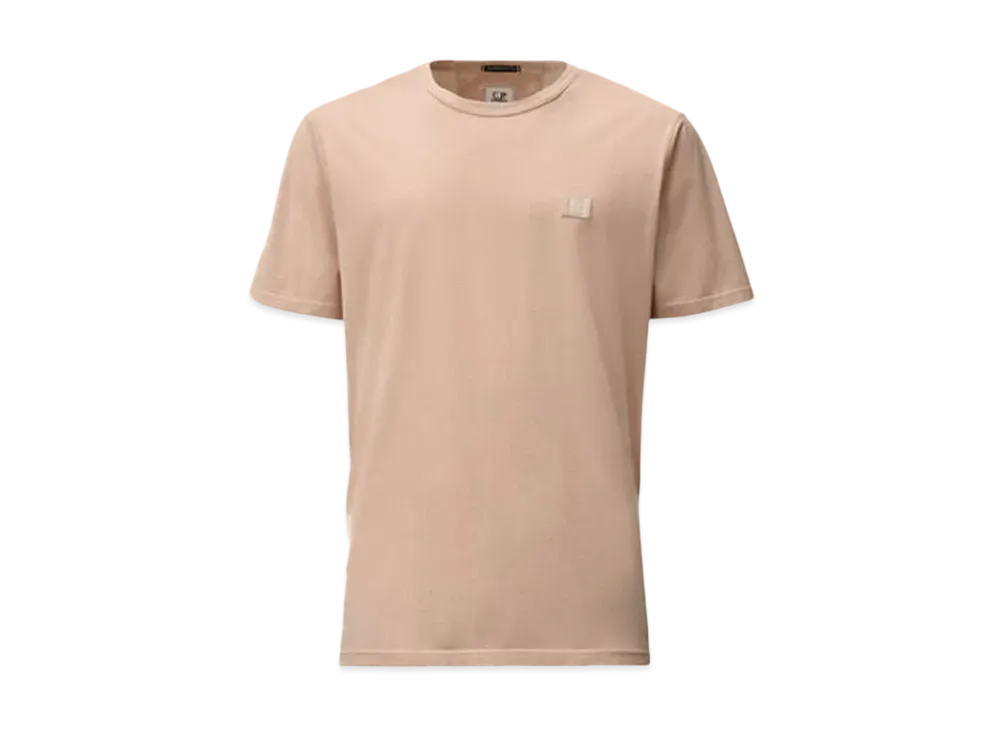C.P. Company 70/2 Mercerized Jersey Logo Patch T-Shirt "Misty Rose Pink"