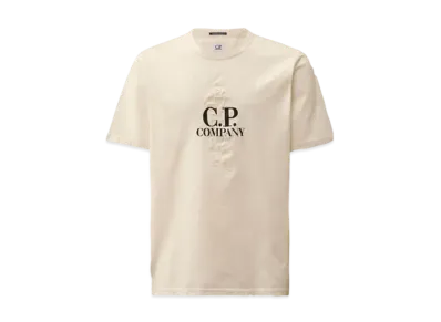 C.P. Company 30/2 Mercerized Jersey Twisted British Sailor T-Shirt "Gauze White"