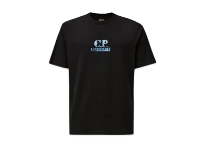 C.P. Company 30/1 Jersey Graphic Logo T-Shirt "Total Eclipse Blue"