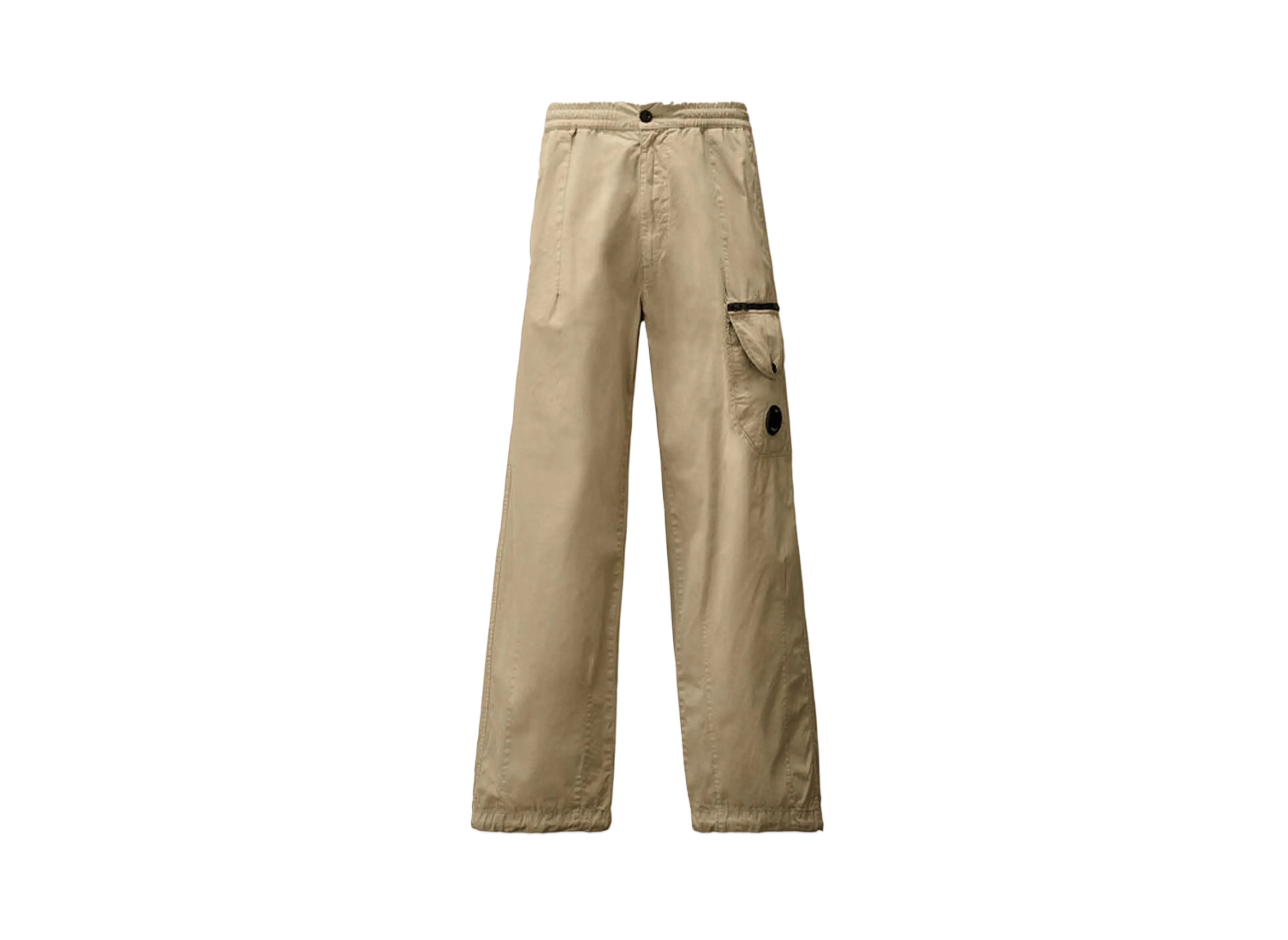 C.P. Company Microreps Boxy Cargo Lens Pants "Vintage Khaki Beige"