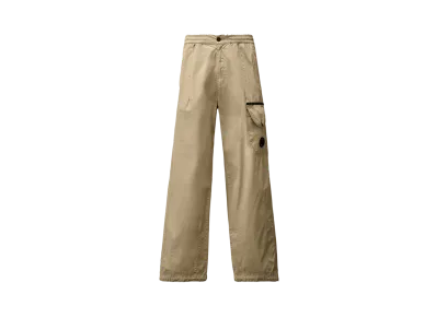 C.P. Company Microreps Boxy Cargo Lens Pants "Vintage Khaki Beige"