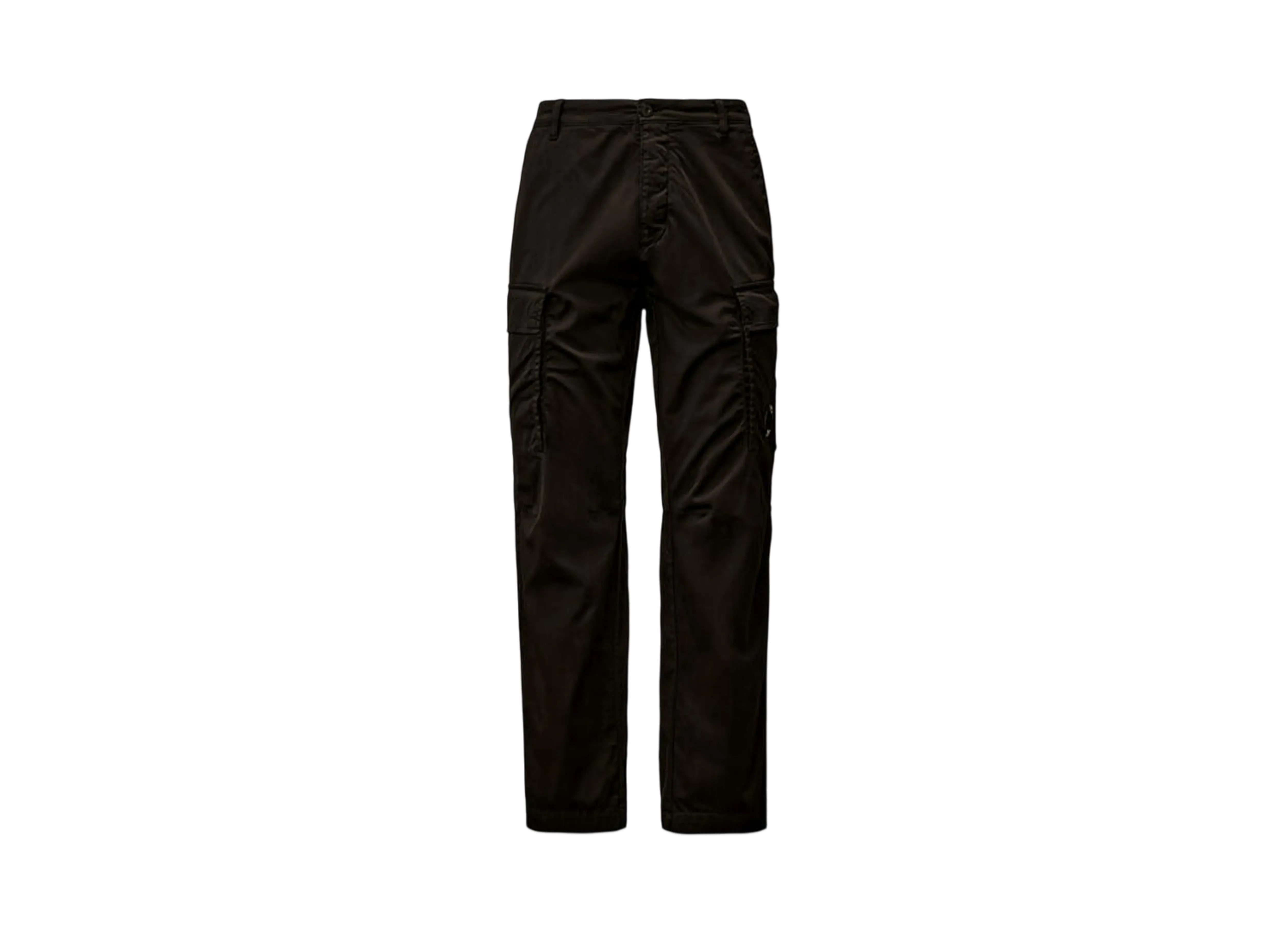 C.P. Company Stretch Sateen Loose Cargo Pants "Black"
