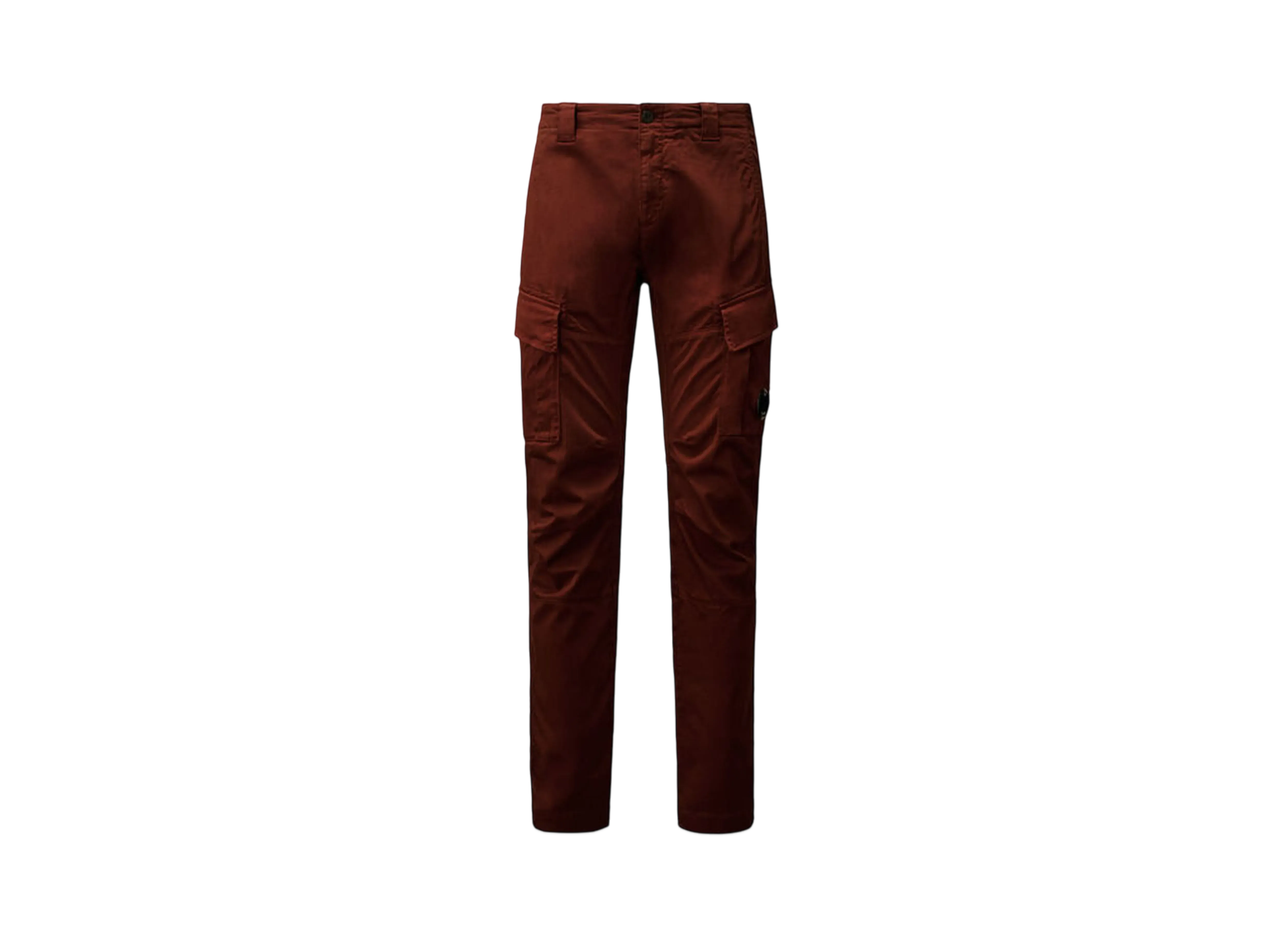 C.P. Company Stretch Sateen Cargo Lens Pants "Sable Brown"