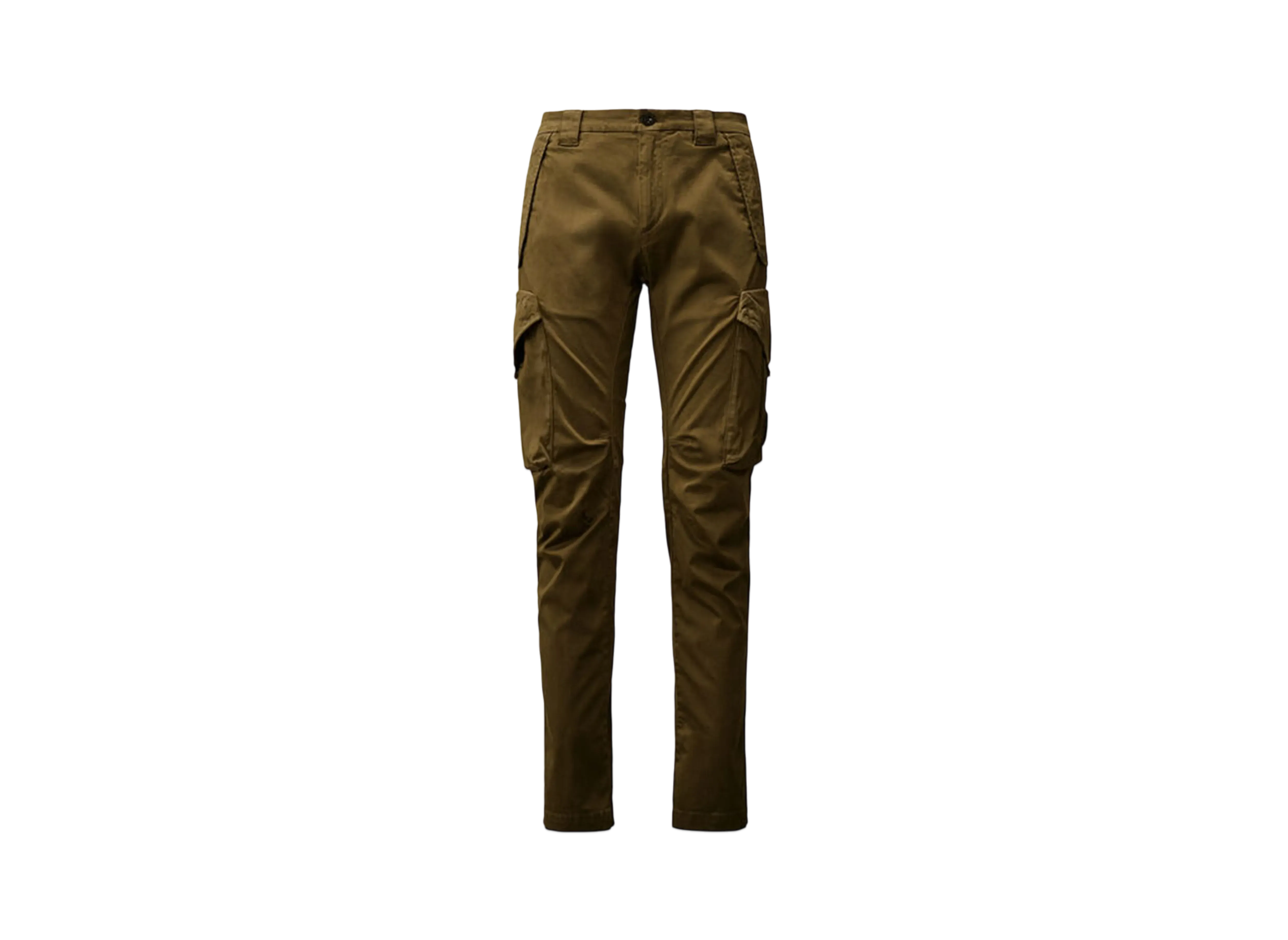 C.P. Company Stretch Sateen Utility Cargo Lens Pants "Blue Fox Grey"