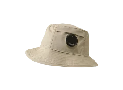 C.P. Company Chrome-R Bucket Hat "Vintage Khaki Beige"