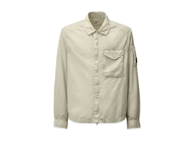 C.P. Company Chrome-R Full Zip Overshirt "Blue Fox Grey"