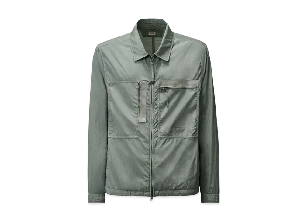 C.P. Company Chrome-R Chest Zip Pockets Overshirt "Stormy Weather Blue"