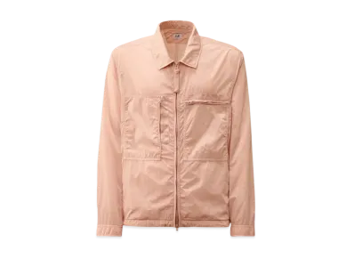C.P. Company Chrome-R Chest Zip Pockets Overshirt "Misty Rose Pink"