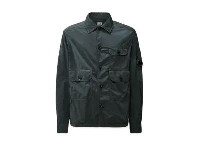 C.P. Company Chrome-R Full Button Overshirt "India Ink Grey"