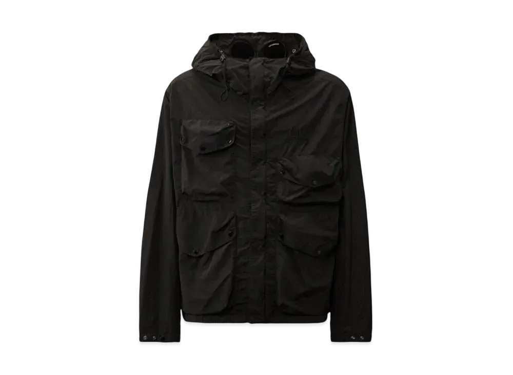 C.P. Company Flatt Nylon Goggle Jacket "Total Eclipse Blue"