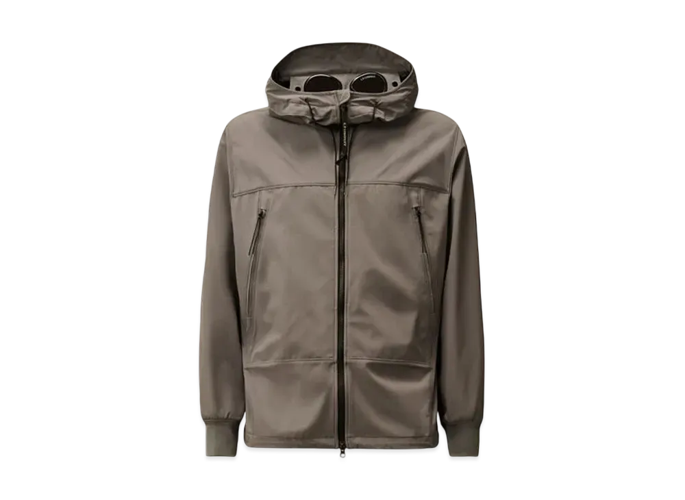 C.P. Company Shell-R Goggle Jacket "Smoked Pearl Grey"