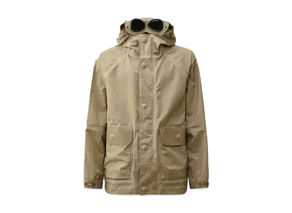 C.P. Company TOOB-Two Goggle Jacket "Vintage Khaki Beige"