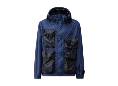 C.P. Company Taylon L Mixed Goggle Jacket "Oceana Blue"