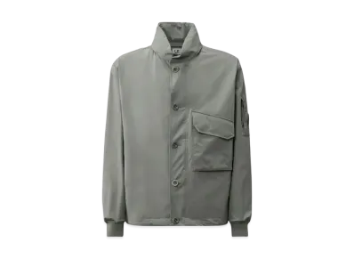 C.P. Company Pro-Tek Buttoned Hooded Jacket "Stormy Weather Blue"