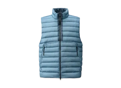 C.P. Company D.D. Shell Lens Down Vest "Pacific Coast Light Blue"