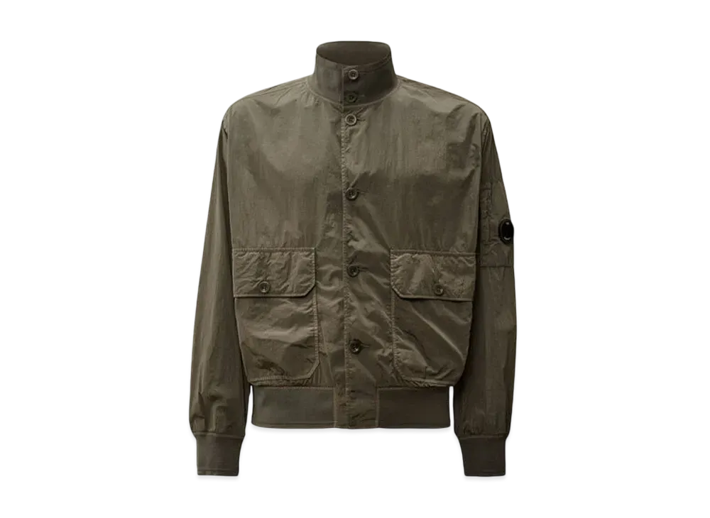 C.P. Company Chrome-R Full Button Jacket "Smoked Pearl Grey"