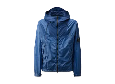 C.P. Company CS II Mixed Hooded Lens Jacket "Oceana Blue"