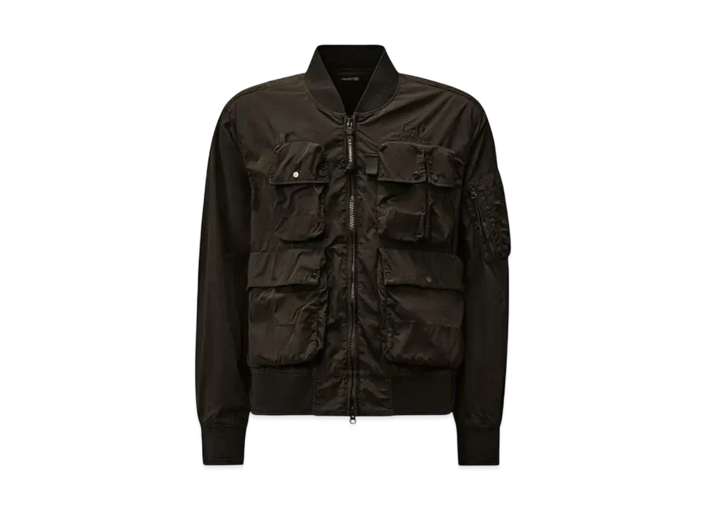 C.P. Company Chrome-R Multipocket Bomber Jacket "Black"