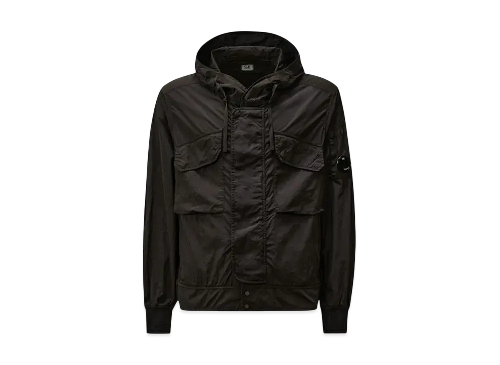 C.P. Company Chrome-R Hooded Lens Jacke "Total Eclipse Blue"