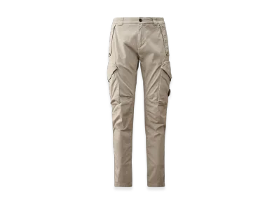 C.P. Company Stretch Sateen Ergonomic Lens Utility Pants "Drizzle Grey"