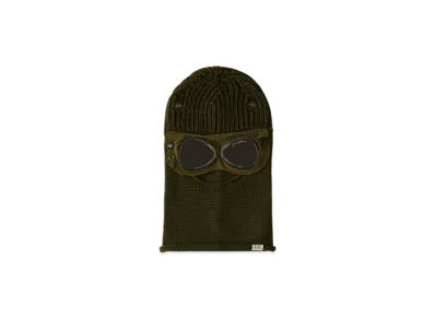 C.P. Company Extra Fine Merino Wool Goggle Balaclava "Ivy Green"