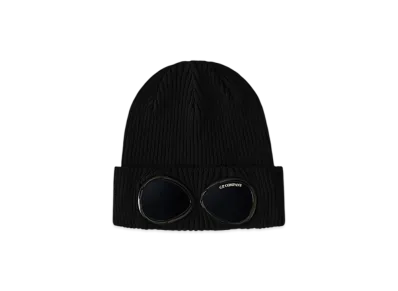 C.P. Company Cotton Goggle Beanie "Total Eclipse Blue"