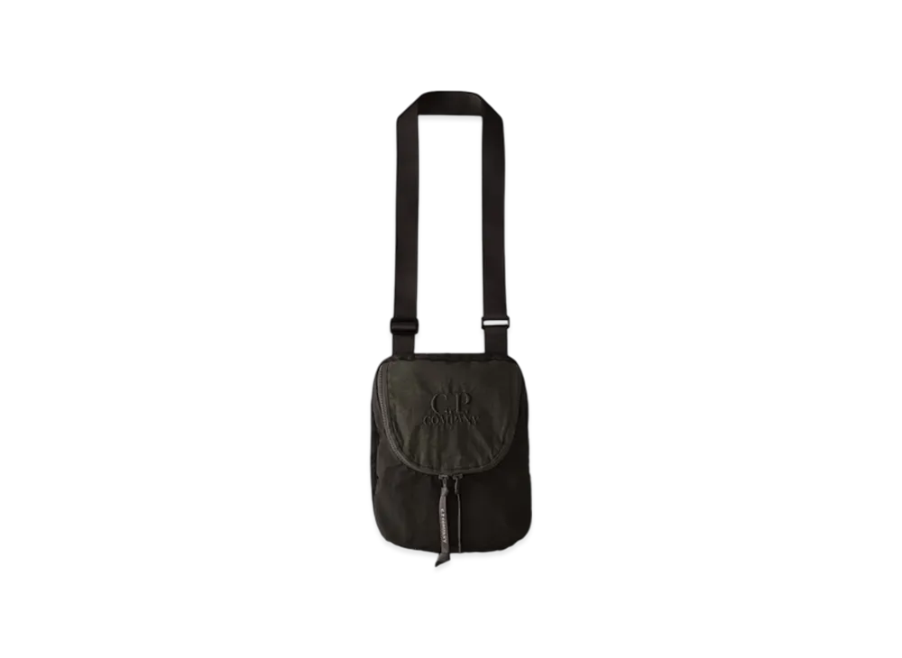 C.P. Company Plain Paper Touch Shoulder Bag "Black"