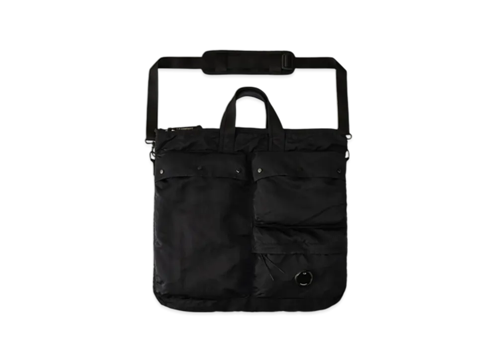 C.P. Company Nylon B Lens Tote Bag "Total Eclipse Blue"