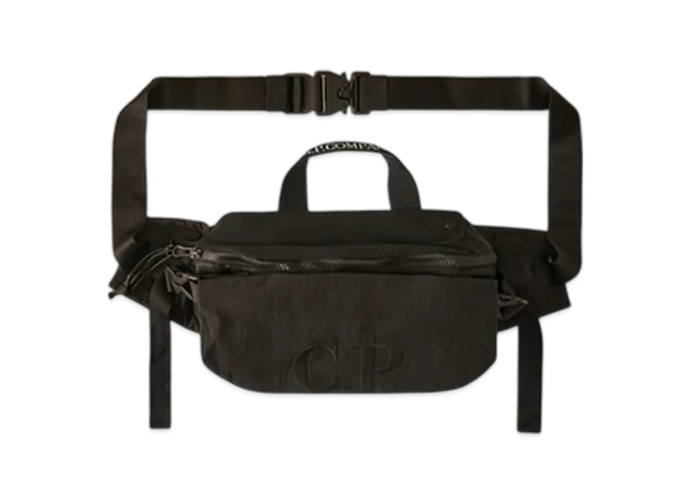 C.P. Company Plain Paper Touch Waistbag "Black"