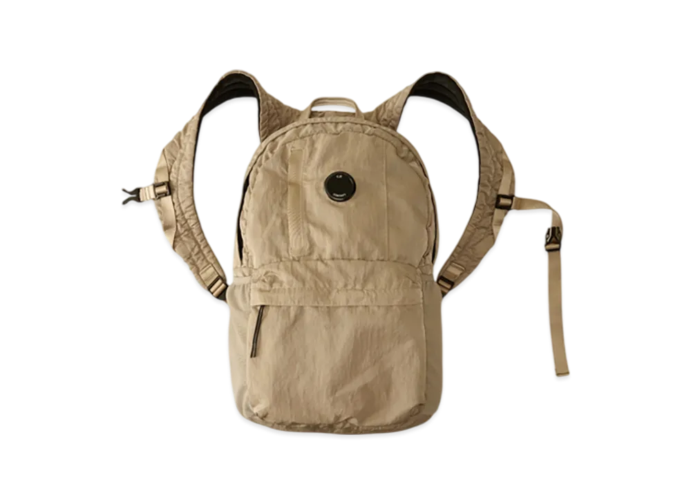 C.P. Company Nylon B Lens Backpack "Vintage Khaki Beige"