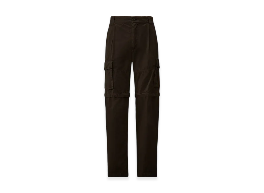 C.P. Company Microreps Loose Patch Pocket Pants "Black"