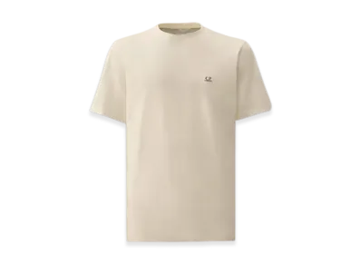 C.P. Company 30/1 Jersey Back Goggle T-Shirt "Gauze White"
