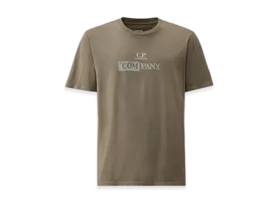 C.P. Company 24/1 Jersey Logo T-Shirt "Smoked Pearl Grey"
