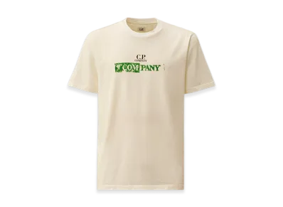 C.P. Company 24/1 Jersey Logo T-Shirt "Gauze White"