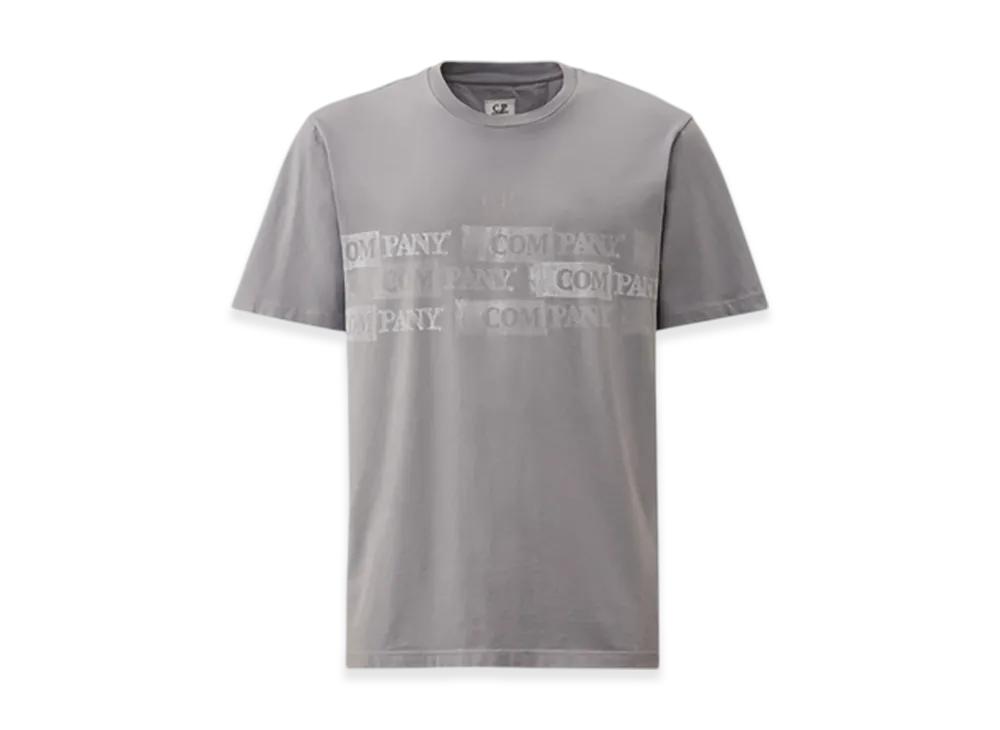 C.P. Company 24/1 Jersey Horizontal Logo T-Shirt "Lavander Violet"