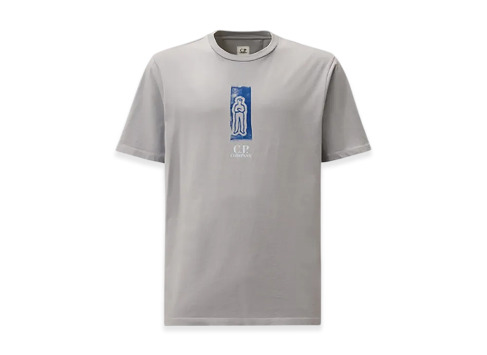 C.P. Company 24/1 Jersey Front and Back Logo T-Shirt "Lavander Violet"