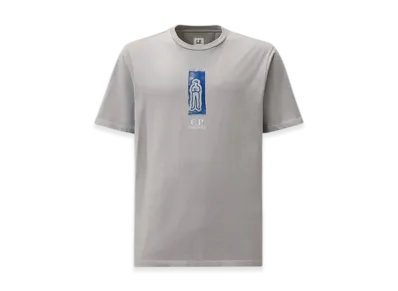 C.P. Company 24/1 Jersey Front and Back Logo T-Shirt "Lavander Violet"