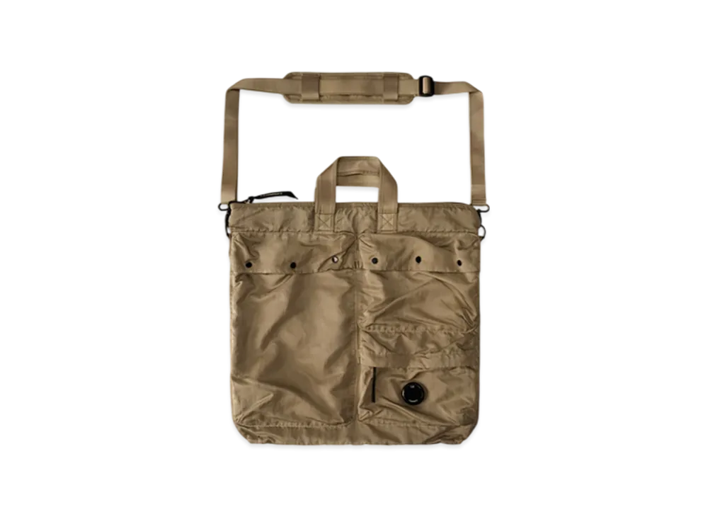 C.P. Company Nylon B Shoulder Bag "Fungi Grey"