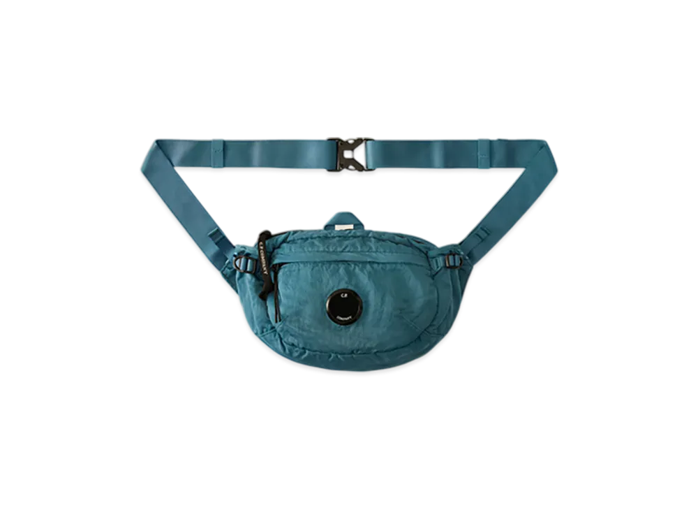C.P. Company Nylon B Lens Crossbody Pack "Aegean Blue Light Blue"