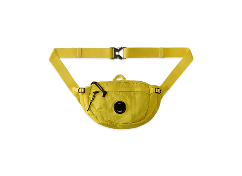 C.P. Company Nylon B Lens Crossbody Pack "Green Sheen Yellow"